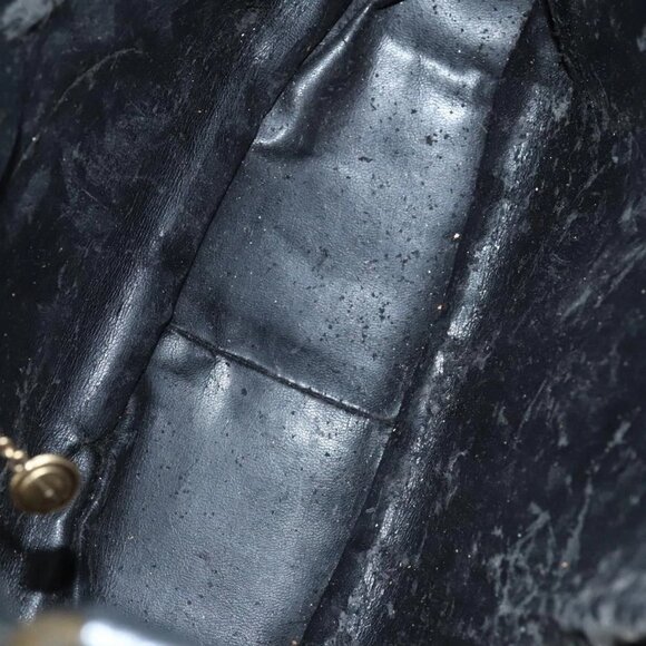 GUCCI Bamboo Hand Bag Suede Leather 2way Brown gold 001 1705 1638 Auth nb444 - Picture 14 of 16